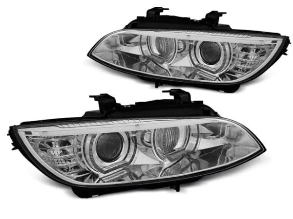 Frontlykter Xeonon Frontlykter Angel Eyes LED Krom AFS BMW E92/e93 06-10