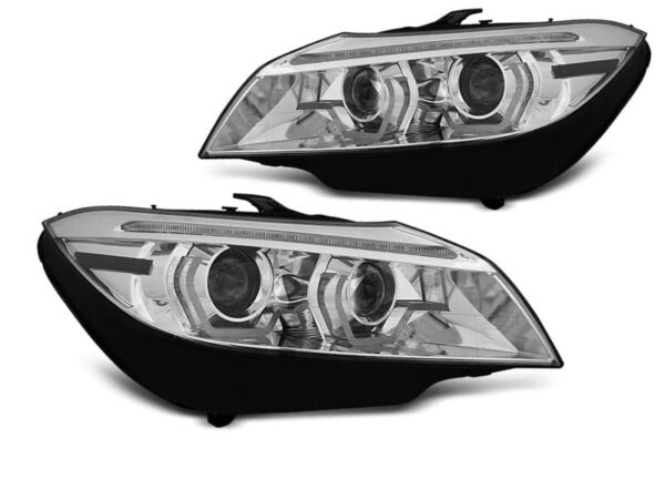 Frontlykter Xenon Frontlykter LED DRL Krom SEQ BMW Z4 E89 09-13