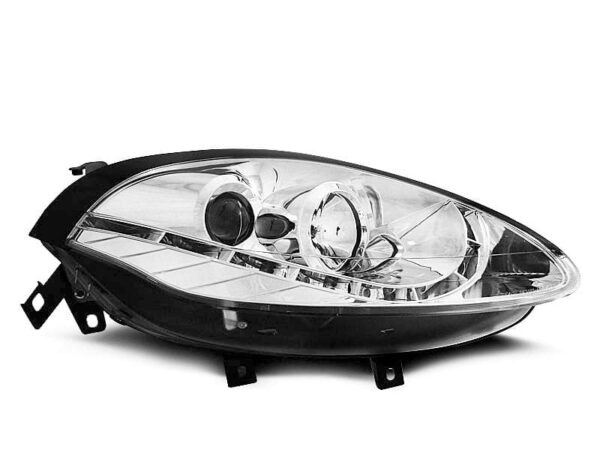Frontlykter Fiat Bravo II 07-15 Daylight Chrome
