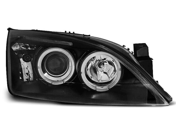 Frontlykter Ford Mondeo 09.00-05.07 Angel Eyes Black