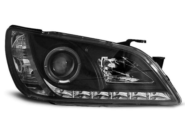 Frontlykter Lexus IS 01-05 Daylight Black