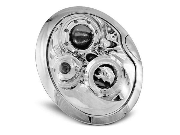 Frontlykter Angel Eyes Chrome BMW Mini (cooper) 01-04