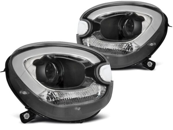 Frontlykter Rør Lys Svart BMW Mini (cooper) R60 R61 Countryman 10-14