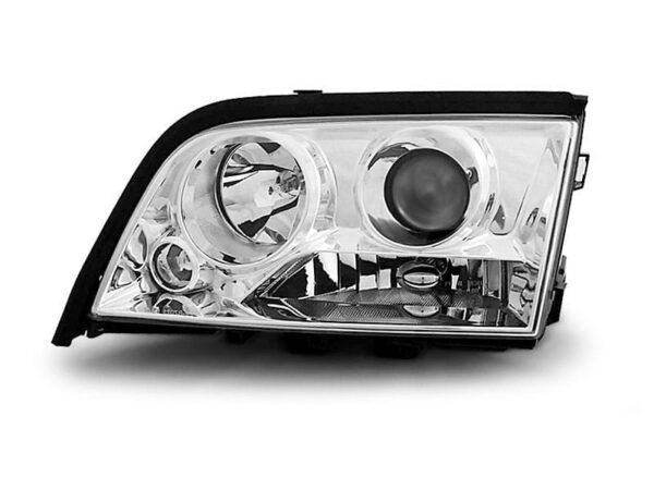 Frontlykter Krom Mercedes W202 C-klasa 06.93-06.00