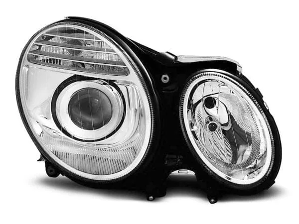 Frontlykter Krom Mercedes W211 E-klasa 03.02-04.06