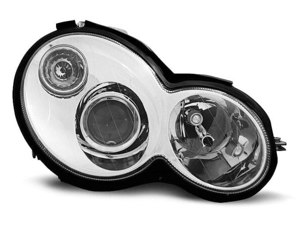 Frontlykter Krom Mercedes Cl203 C-klasa 00-04
