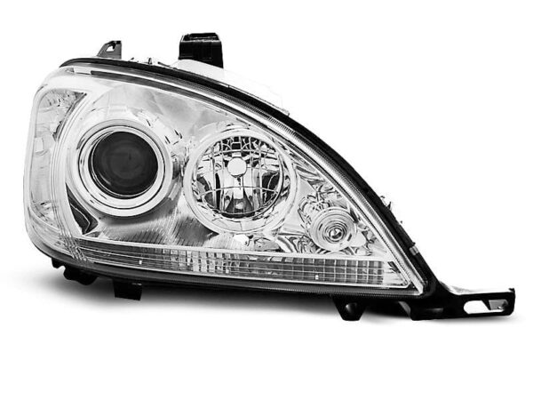Frontlykter Krom Mercedes W163 ML M-klasa 03.98-08.01