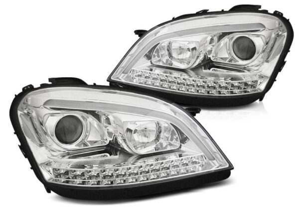 Frontlykter Rørlys Krom SEQ Mercedes W164 ML M-klasa 05-07