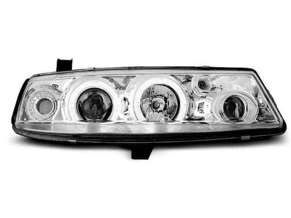 Frontlykter Opel Calibra 09.90-06.97 Angel Eyes Chrome