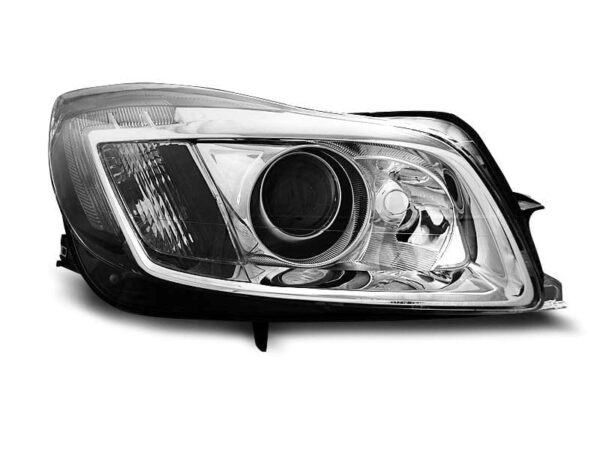 Frontlykter Opel Insignia 08-12 Krom TRU DRL