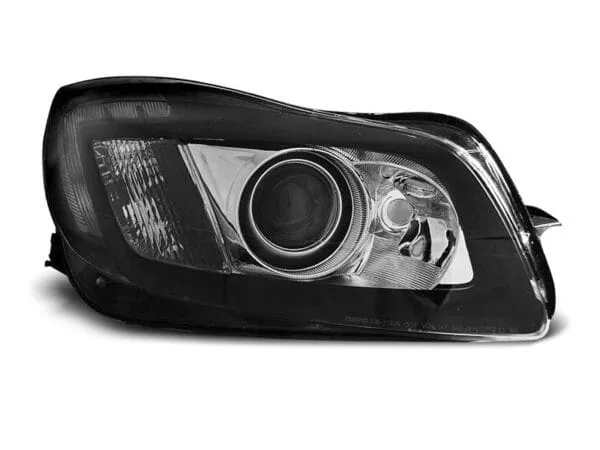 Frontlykter Opel Insignia 08-12 Sort TRU DRL
