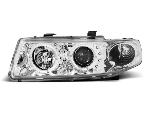 Frontlykter Angel Eyes Chrome Seat Leon / Toledo 04.99-08.04