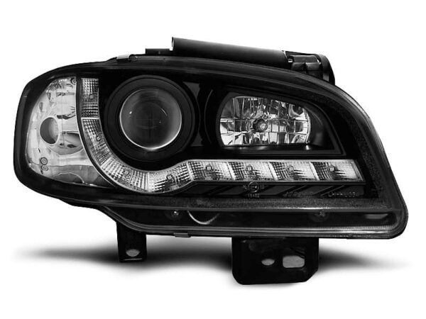 Frontlykter Daylight Black Seat Ibiza/cordoba 09.99-03.02