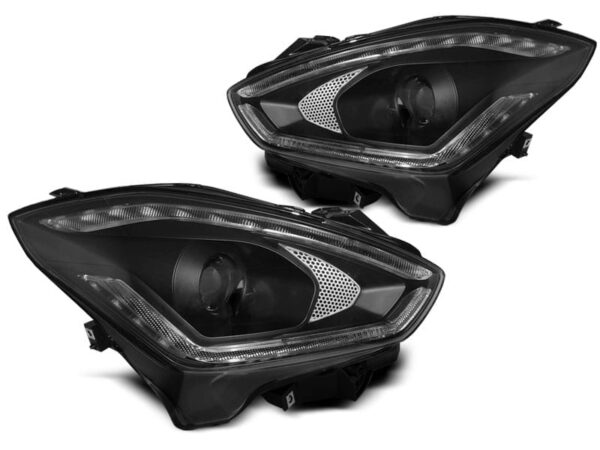 Frontlykter Suzuki Swift VI 17- Tube Light SEQ Black