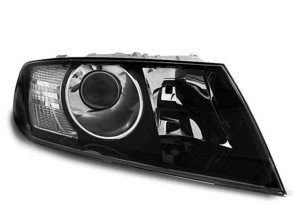 Frontlykter Sort Skoda Octavia 04-08
