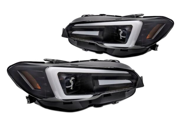 Frontlykter LED Frontlykter DRL Sort Subaru WRX 14-22