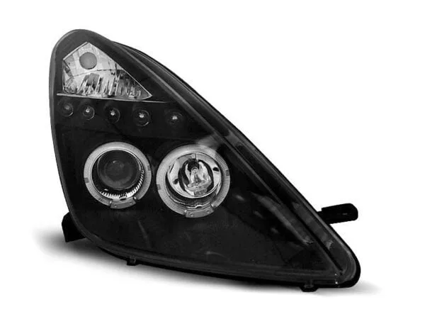 Frontlykter Toyota Celica T230 99-05 Angel Eyes Black