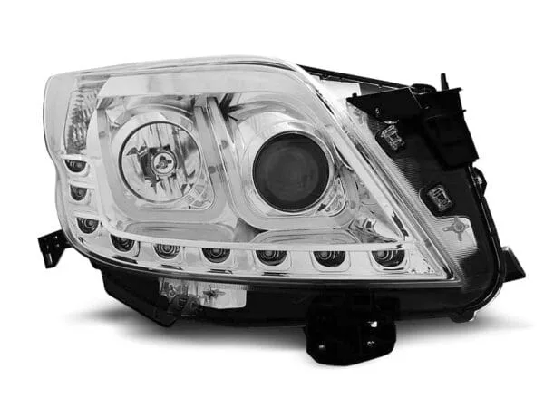 Frontlykter Toyota Land Cruiser 150 09-13 Rørlys Krom