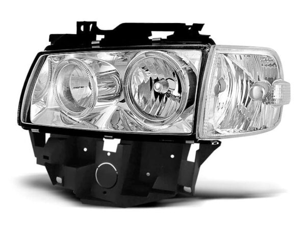 Frontlykter Angel Eyes Chrome VW T4 08.96-03.03 BUS