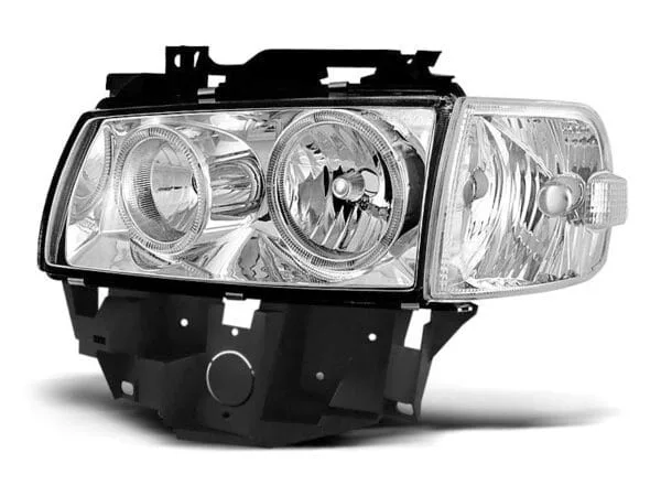 Frontlykter Angel Eyes Chrome VW T4 08.96-03.03 BUS