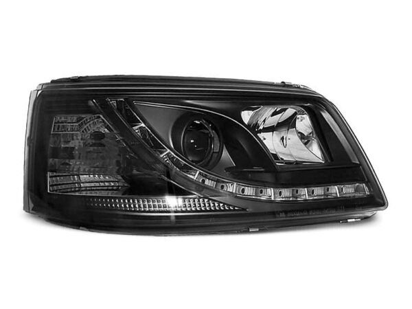 Frontlykter Dagslys Sort VW T5 04.03-08.09