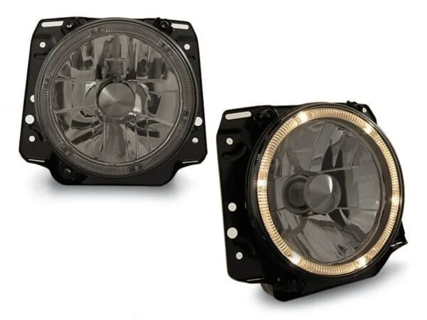 Frontlykter Angel Eyes Smoke VW Golf II 2 08.83-08.91