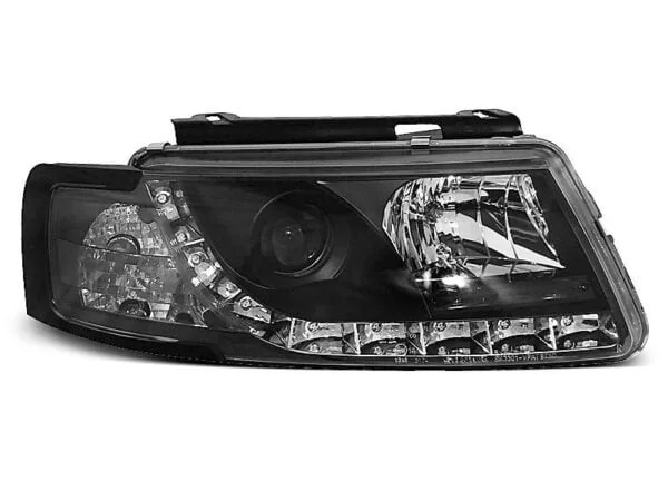 Frontlykter Dagslys Svart VW Passat 5B 3B 11.96-08.00