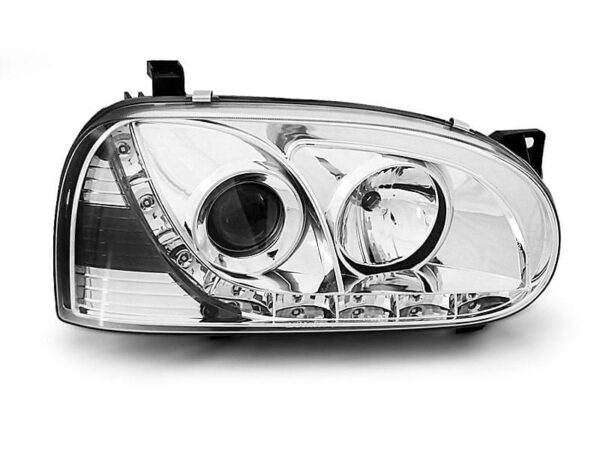 Frontlykter Dagslys Krom VW Golf 3 91-97