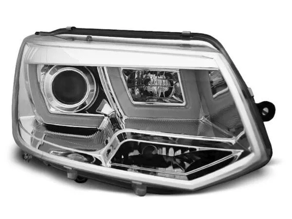 Frontlykter U-led Lys Krom VW T5 2010-2015