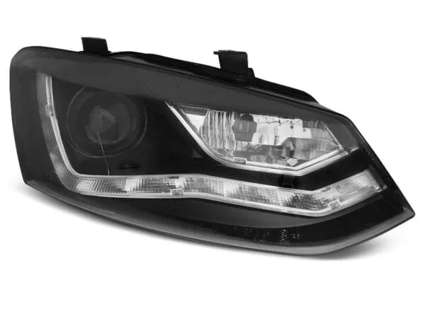 Frontlykter Dagslys Sort VW Polo 6R 09-03.14