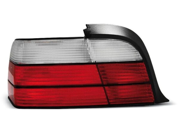 Baklykter Sport Look RØD Hvit BMW E36 12.90-08.99 Coupe