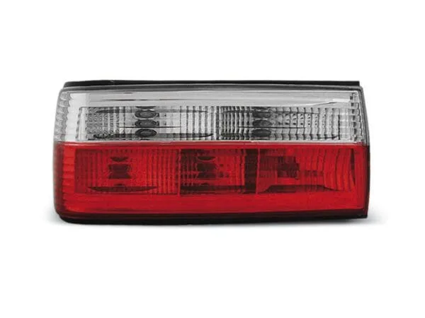 Baklykter RØD Hvit BMW E30 09.87-10.90
