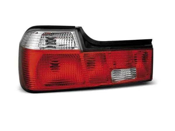 Baklykter RØD Hvit BMW E32 06.86-04.94