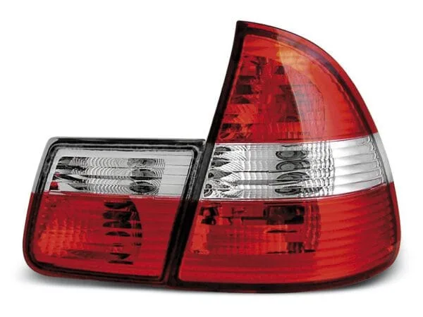 Baklykter RØD Hvit BMW E46 99-05 Touring