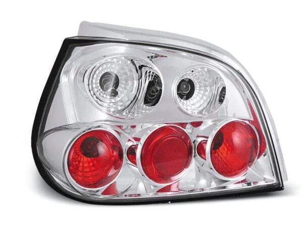Baklykter Renault Megane 03.99-10.02 5D Chrome