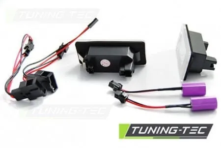 Skiltlys Audi Q5 / A4 08-10 / A5 / TT / Vw Passat B6 St.Vogn Led Klar - Bilde 2